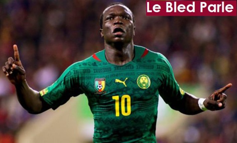 Vincent Aboubakar sous la tunique des lions indomptables (c) Droits réservés