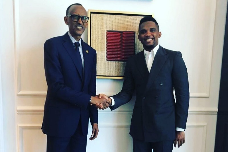 Etoo et Kagame