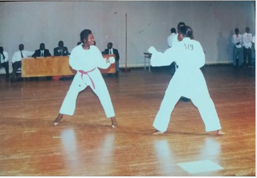 Lynda Raymonde karate
