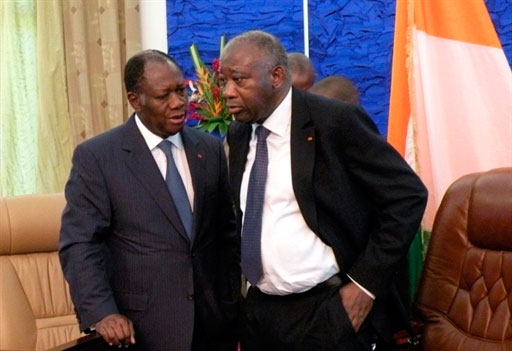 Laurent Gbagbo Alassane Ouattara