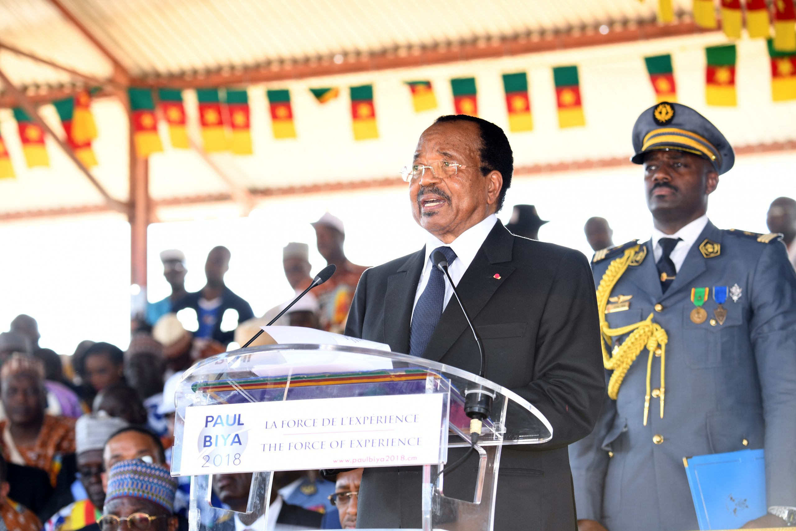 Paul Biya est président du Cameroun depuis 1982