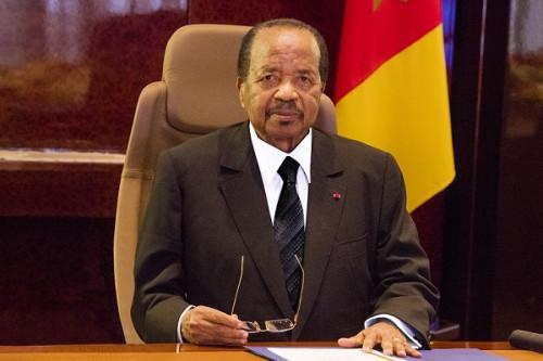 Paul Biya président de la république du Cameroun lors d'un discours national (c) Droits réservés