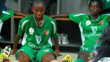 Les joueuses de Guinness Super League au Cameroun