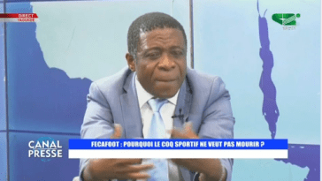 Le journaliste camerounais Sam Severin Ango sur un plateau télé (c) Droits réservés